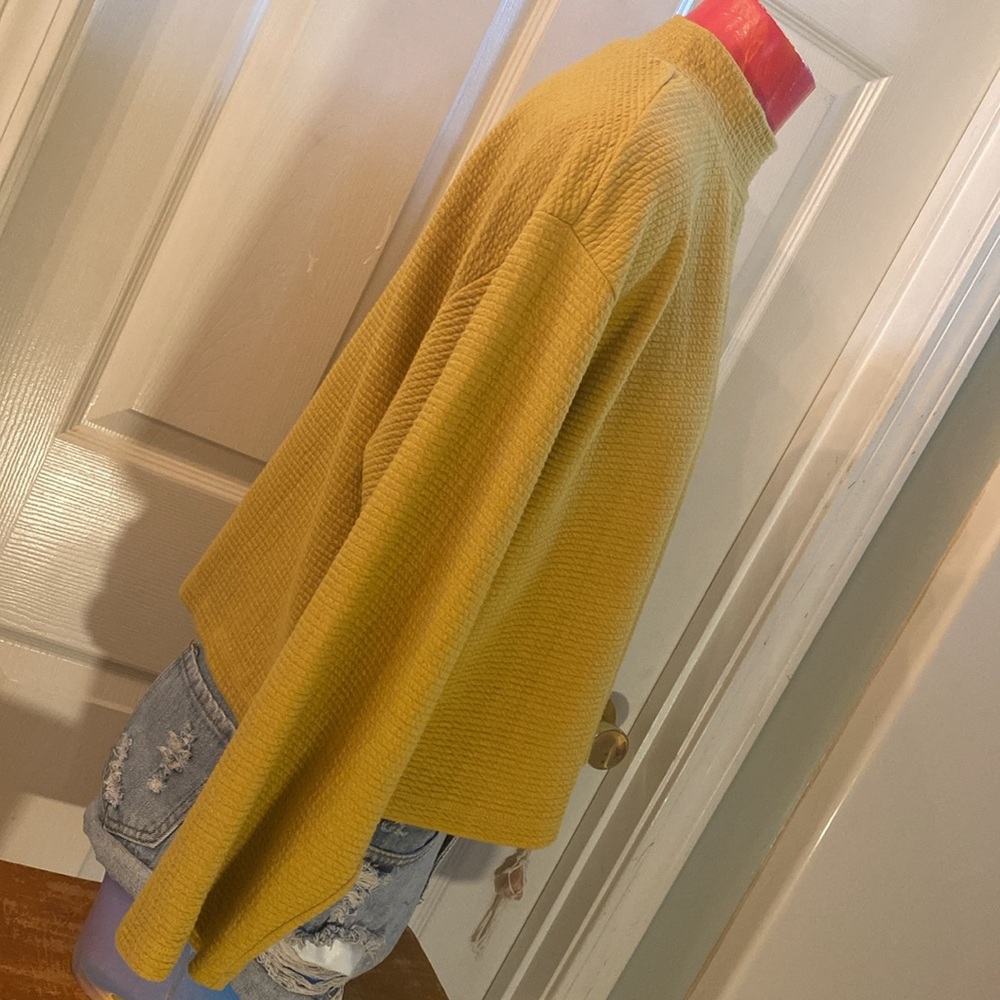 June & Hudson Mustard Cowl Neck Sweater - Picture 10 of 12